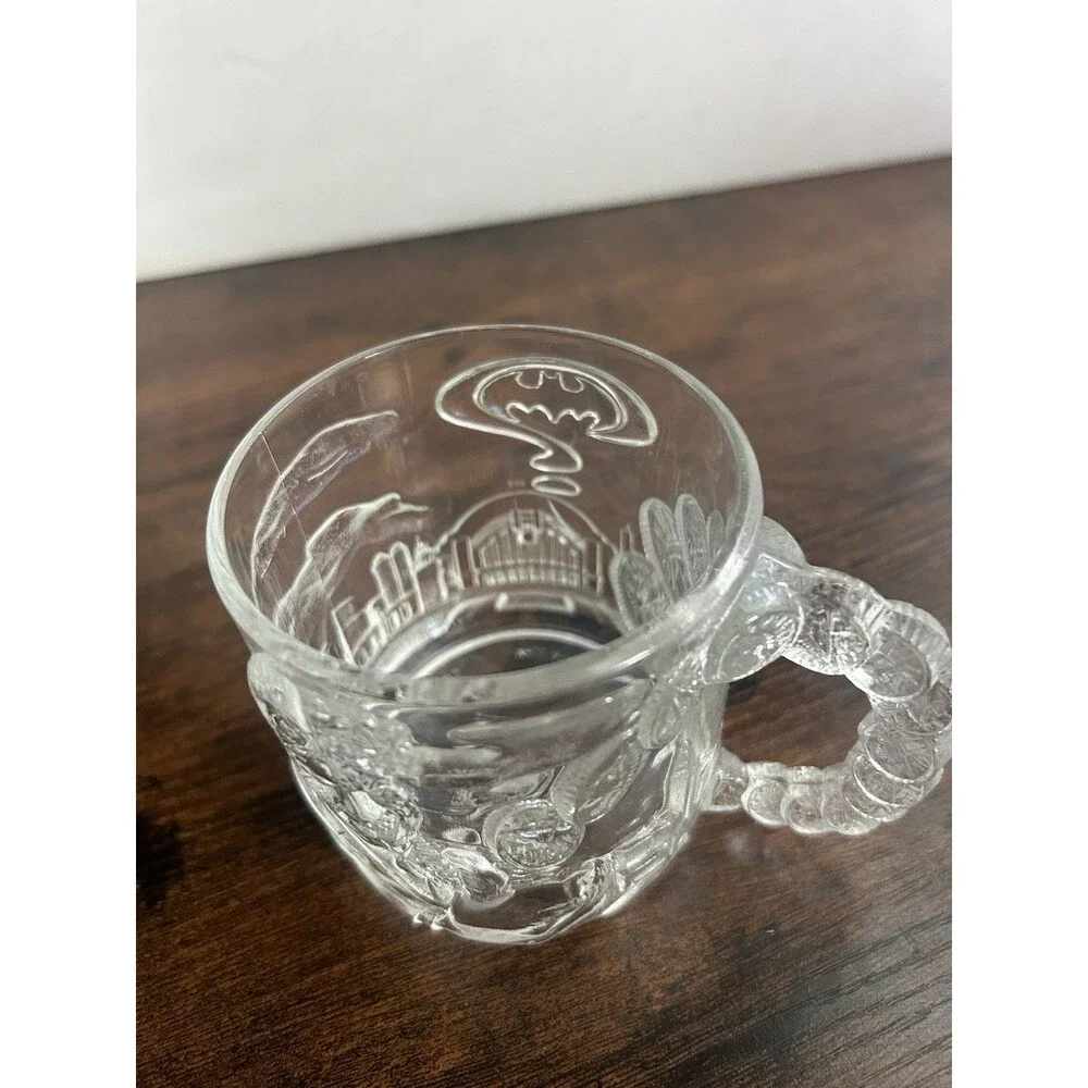 McDONALD'S  TWO-FACE  VINTAGE BATMAN FOREVER DRINKING GLASS 1995 DC Comics